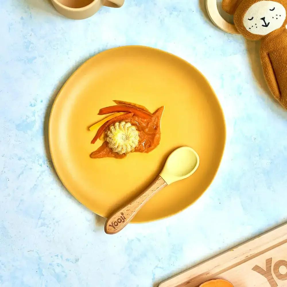 Le mini flan de patate douce et bâtonnets de carotte