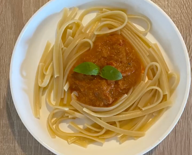 Les pâtes façon "bolognaise" pour bébé