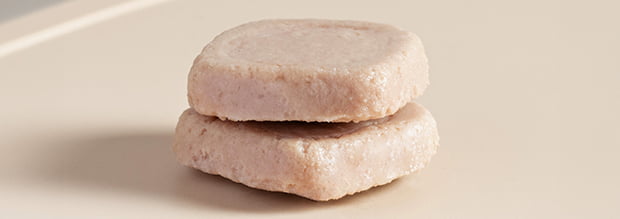 4 mois - Protéines 6+ : En portions de 10g pour servir la juste quantité