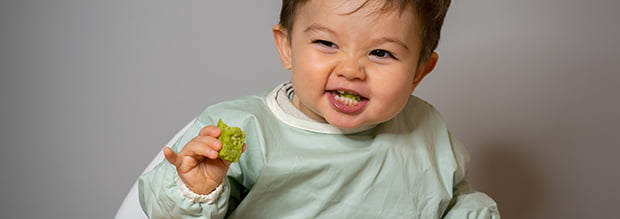 Gouters bio pour bébé : Texture ferme et fondante
