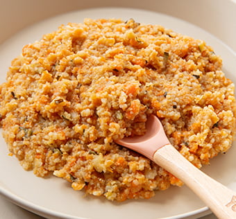 Repas du midi - Écrasés 8+ : Texture comme écrasée à la fourchette