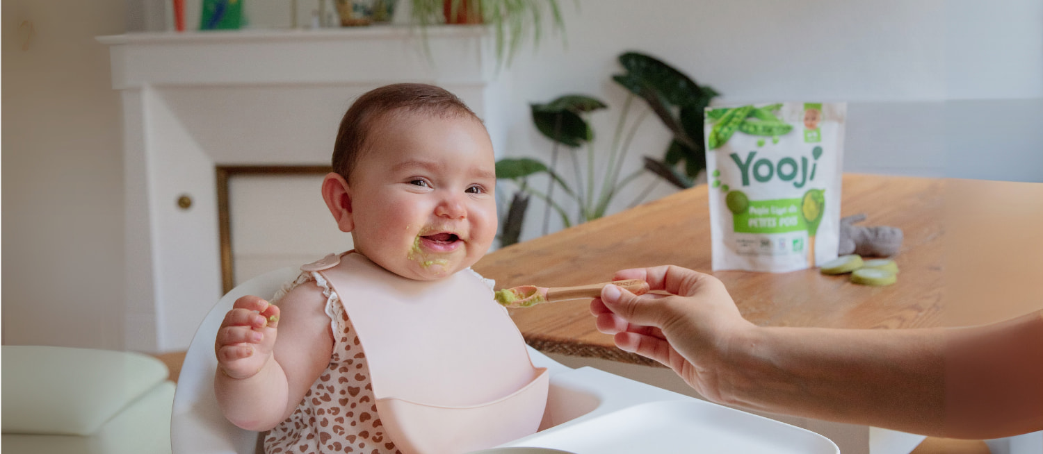 Nos repas bio pour bébé dès 4 mois