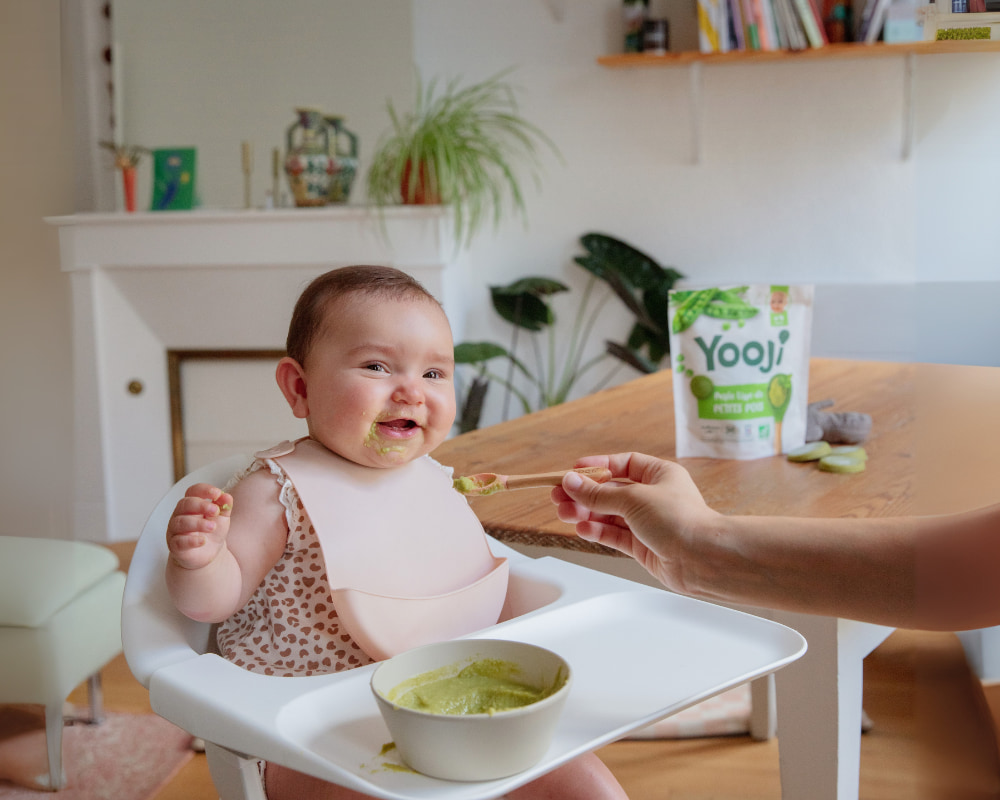 Nos repas bio pour bébé dès 4 mois