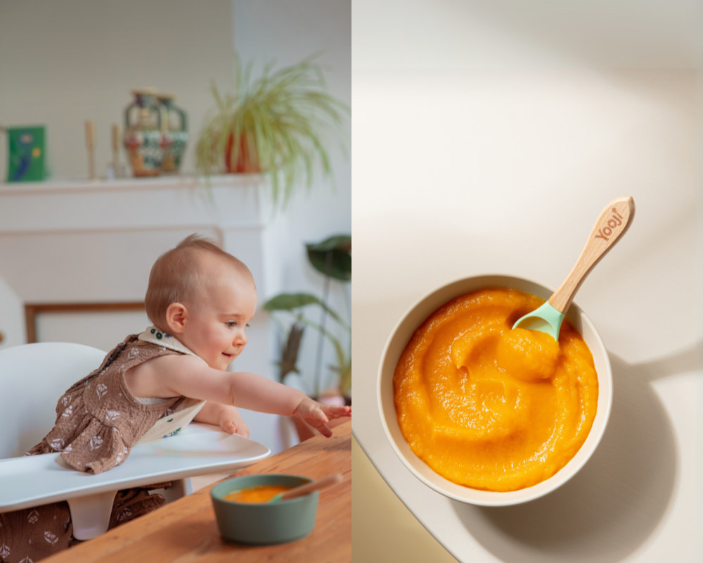 Nos purées lisses bio pour bébé