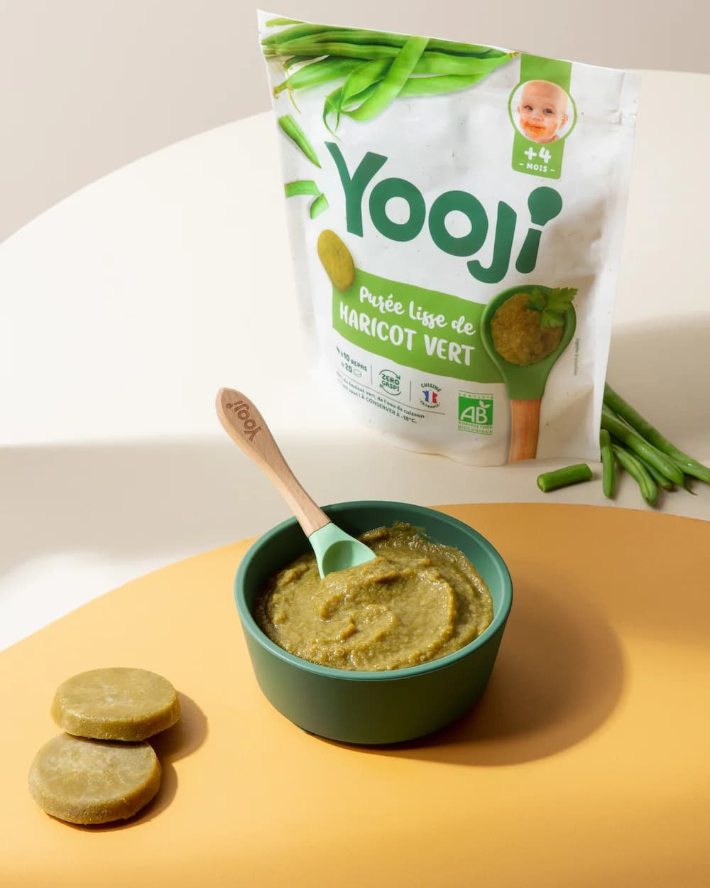 Purée lisse de Haricot Vert