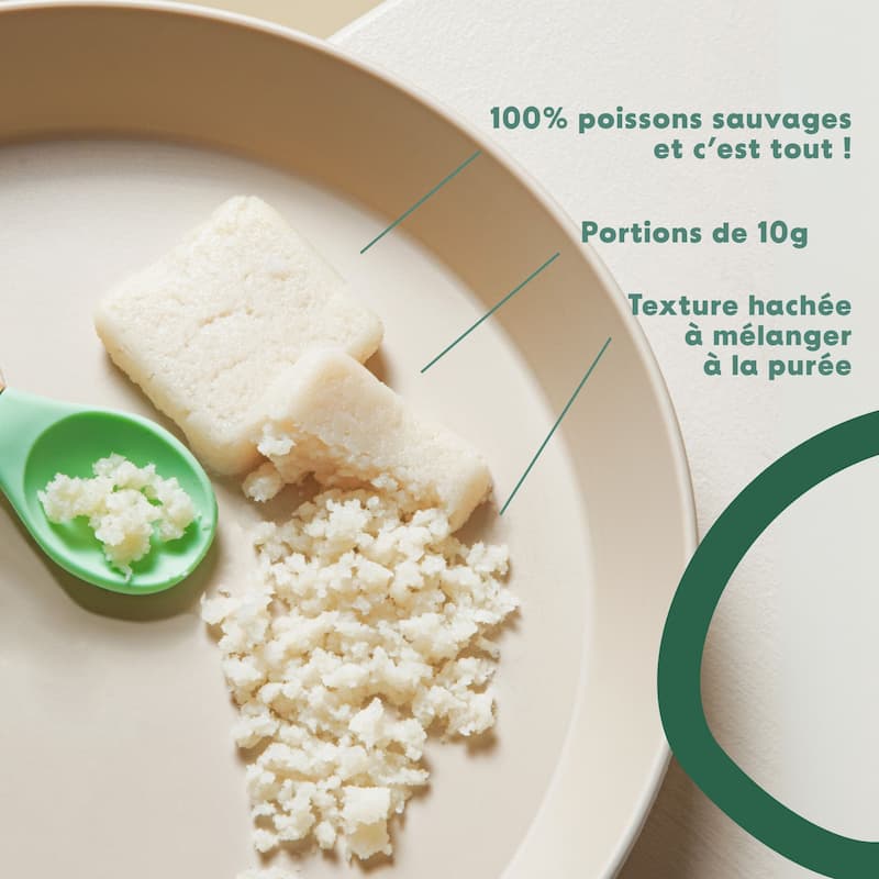 Lot x3 Anti-gaspi : Hachés de Poissons blancs