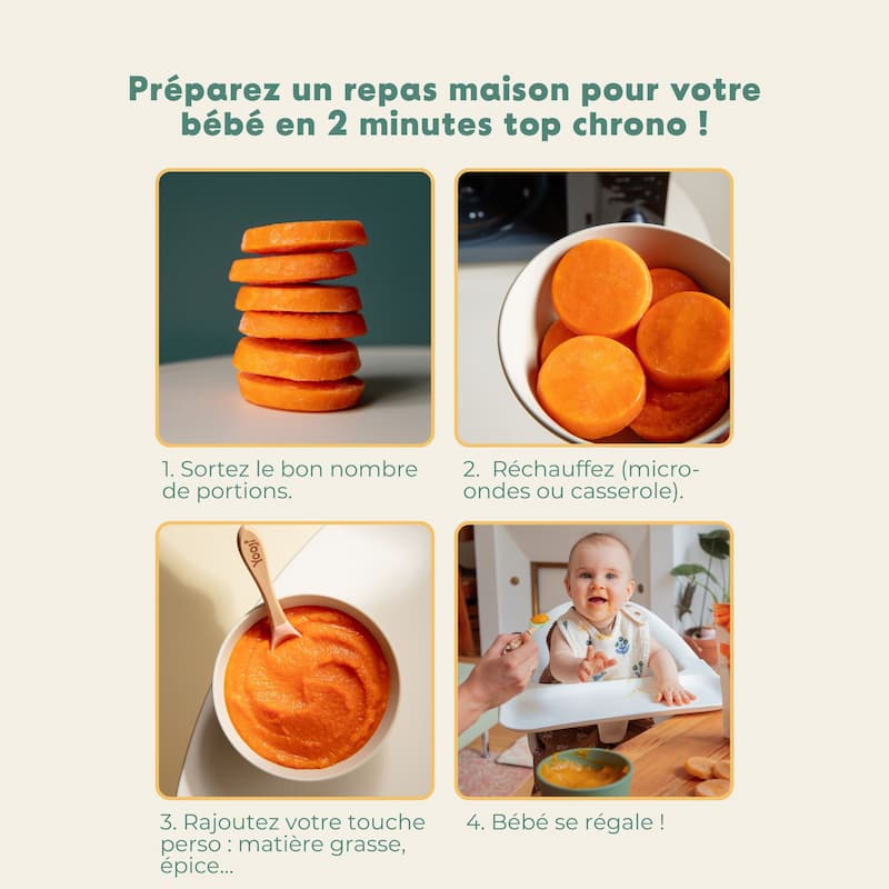 Purée lisse de Carotte - Format éco