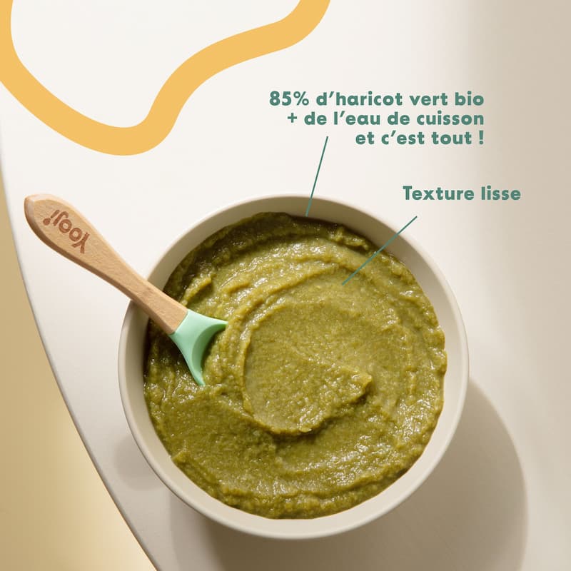Purée lisse de Haricot Vert