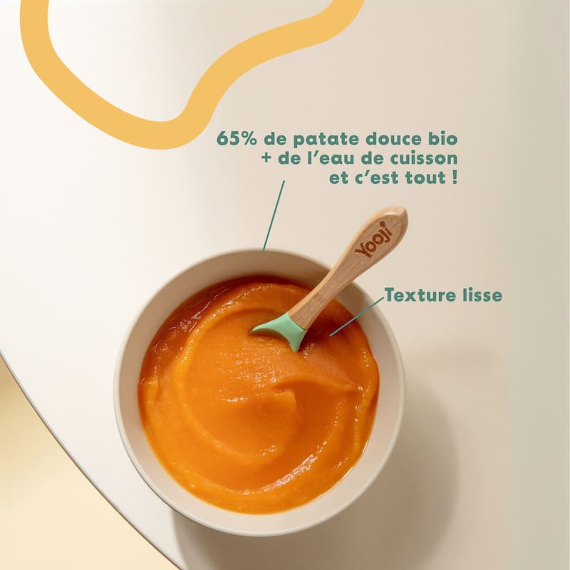 Purée lisse de Patate Douce