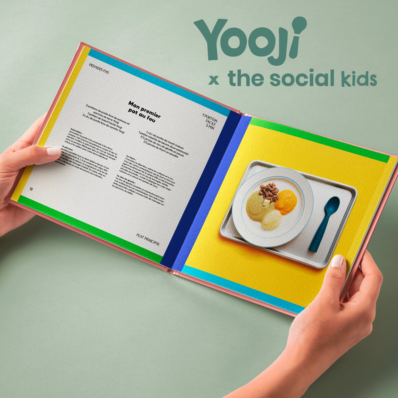 Yooji s'associe à The Social Food et sort son premier livre de recettes pour bébé